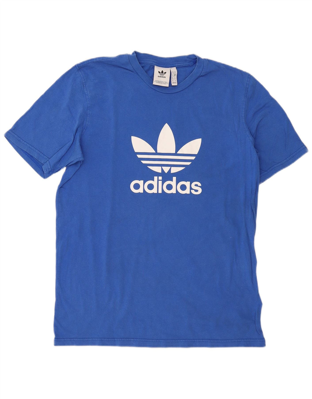 Adidas muška majica s grafičkim motivima srednje plavi pamuk