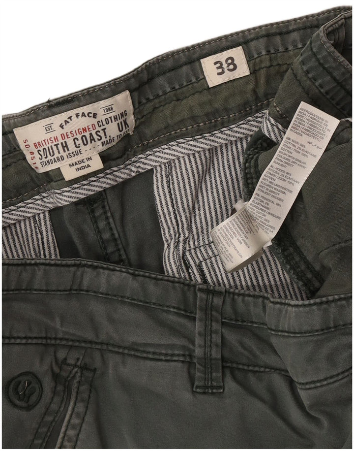 Fat Face Regular Cargo kratke muške hlače W38 XL Zeleni pamuk