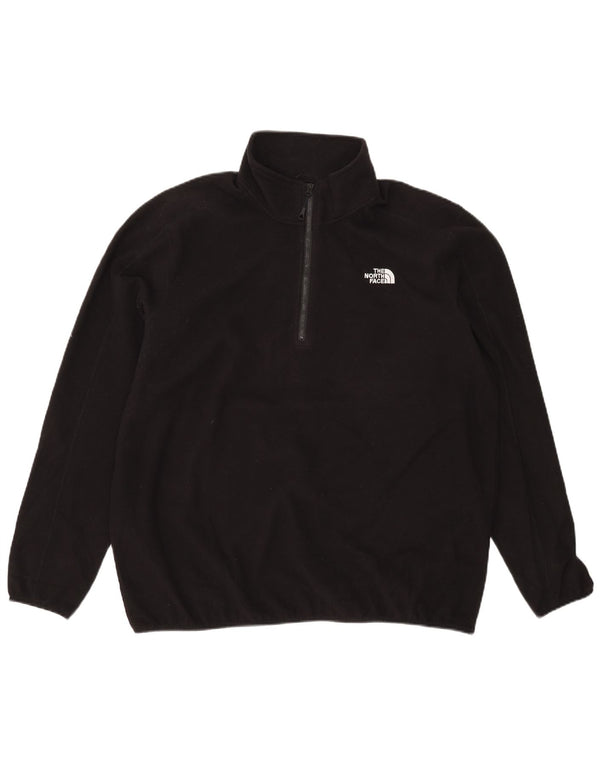The North Face muški džemper od flisa s patentnim izrezom 2XL crni poliester