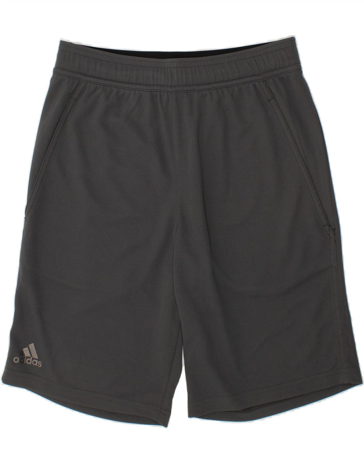 ADIDAS Boys Sport Shorts 11-12 Years Grey Polyester Vintage Adidas and Second-Hand Adidas from Messina Hembry 