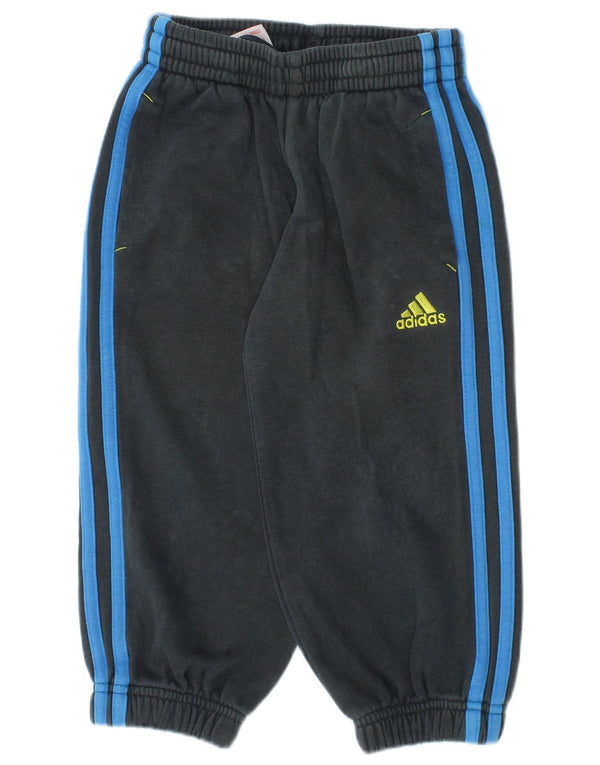 ADIDAS Baby Boys Trenirka hlače 18-24 mjeseca Sivi pamuk