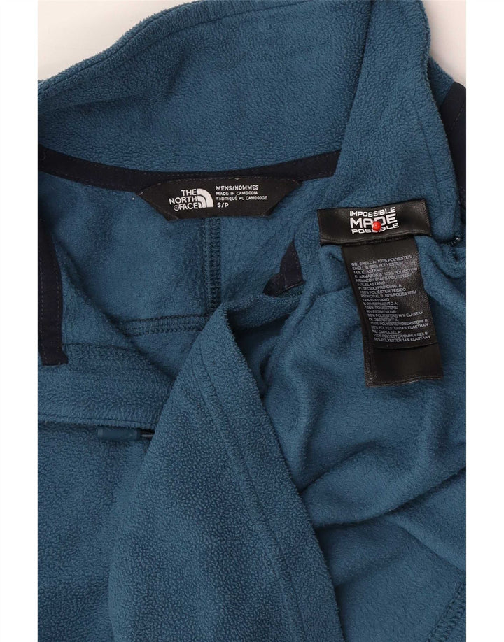 The North Face muški džemper od flisa s patentnim izrezom Mali plavi poliester u boji