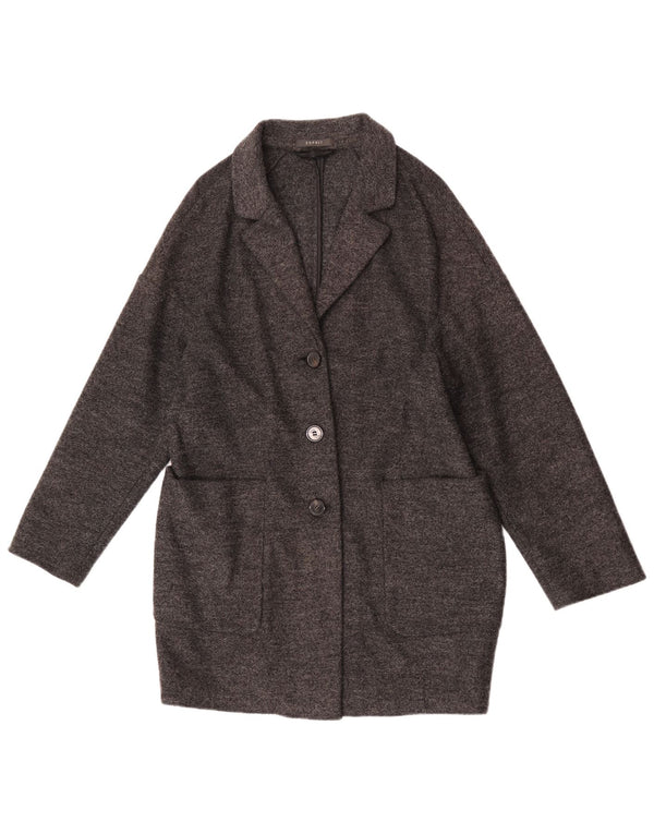 Esprit ženski dugi široki pulover s dugim krojem UK 16 Large Grey Flecked