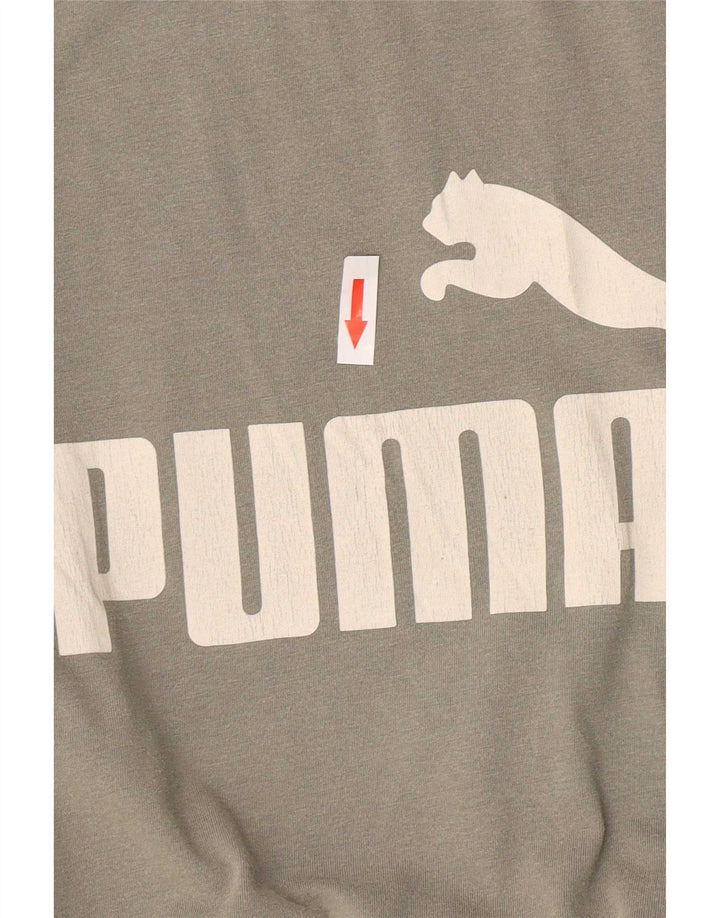 Puma muška majica kratkih rukava s grafičkim motivima, mala siva