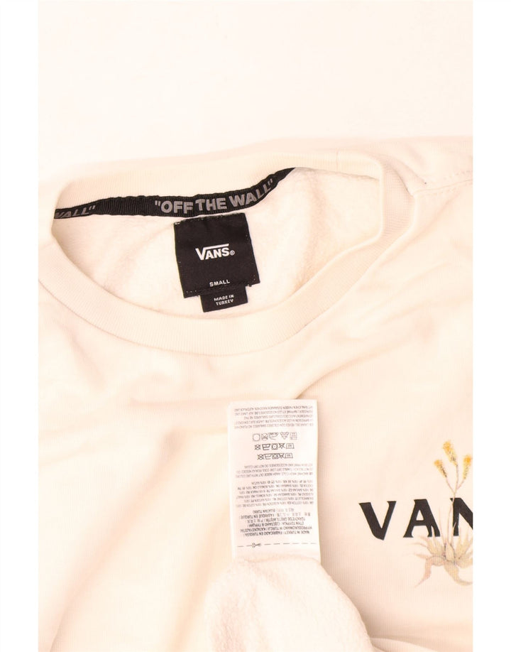 Vans Muška majica s grafičkim motivima Mali bijeli pamučni džemper