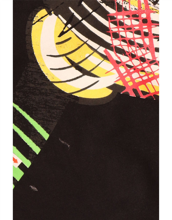 DESIGUAL Ženska majica s kapuljačom s grafičkim motivom Mickey Mouse UK 14 srednje crna