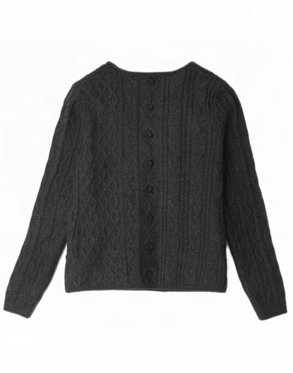 Zara ženski kardigan pulover UK 14 Large Grey