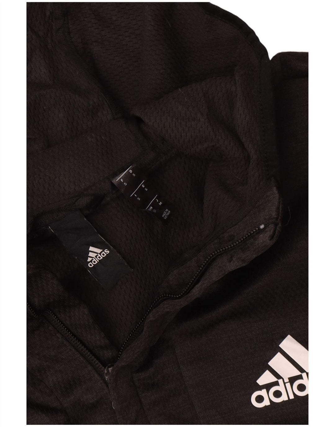 Adidas muška trenirka s kapuljačom, mala siva gornja jakna od poliestera