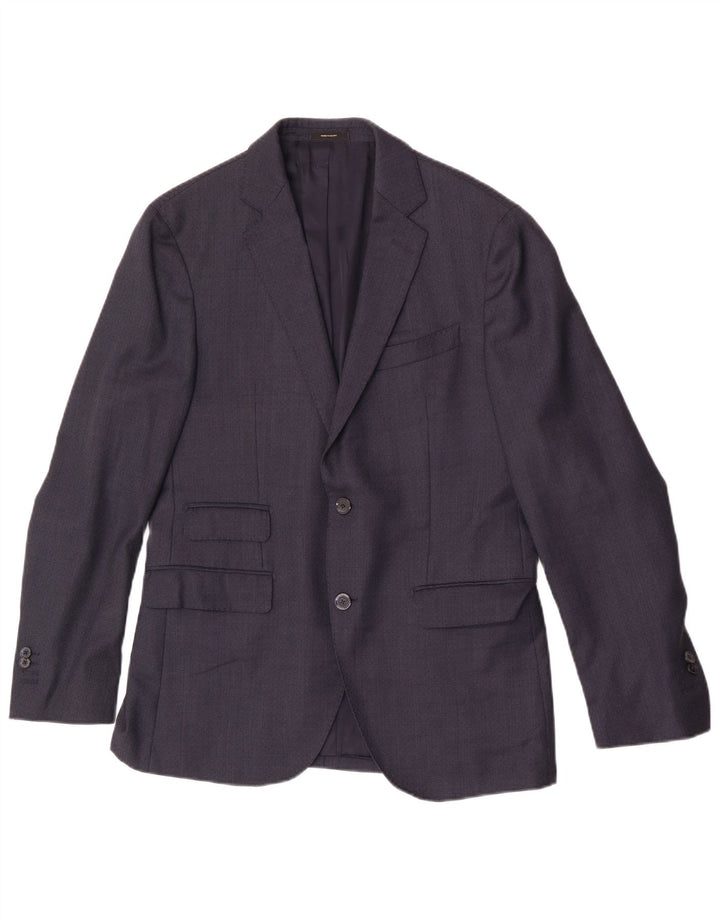 Massimo Dutti muška jakna s 2 gumba EU 50 srednje tamnoplava