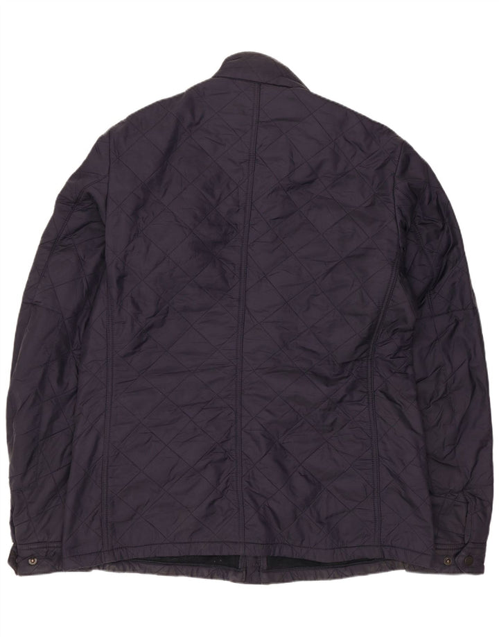 Barbour muška prošivena jakna UK 40 Large tamnoplavi poliamid