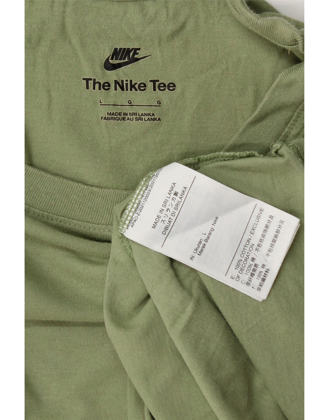 Nike Muška majica kratkih rukava Veliki zeleni pamuk