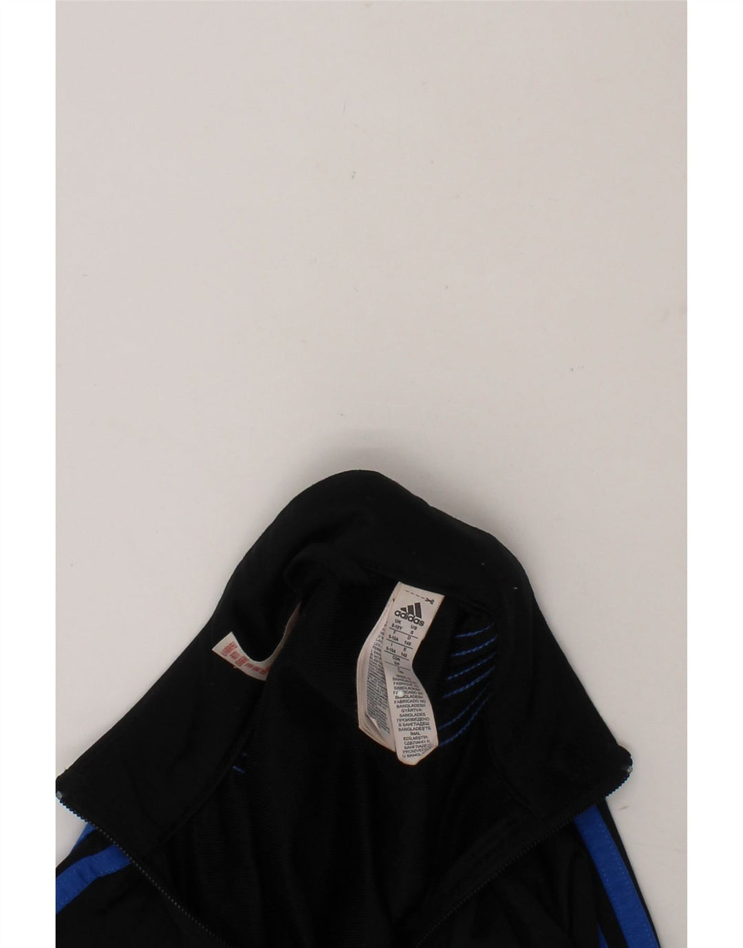 ADIDAS Boys Tracksuit Top Jacket 9-10 Years Black Polyester Vintage Adidas and Second-Hand Adidas from Messina Hembry 