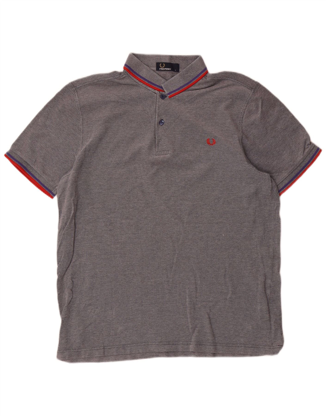 Fred Perry muška polo majica velikih sivih prugastih pamuka