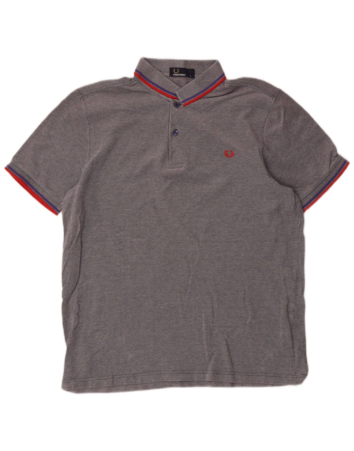 Fred Perry muška polo majica velikih sivih prugastih pamuka