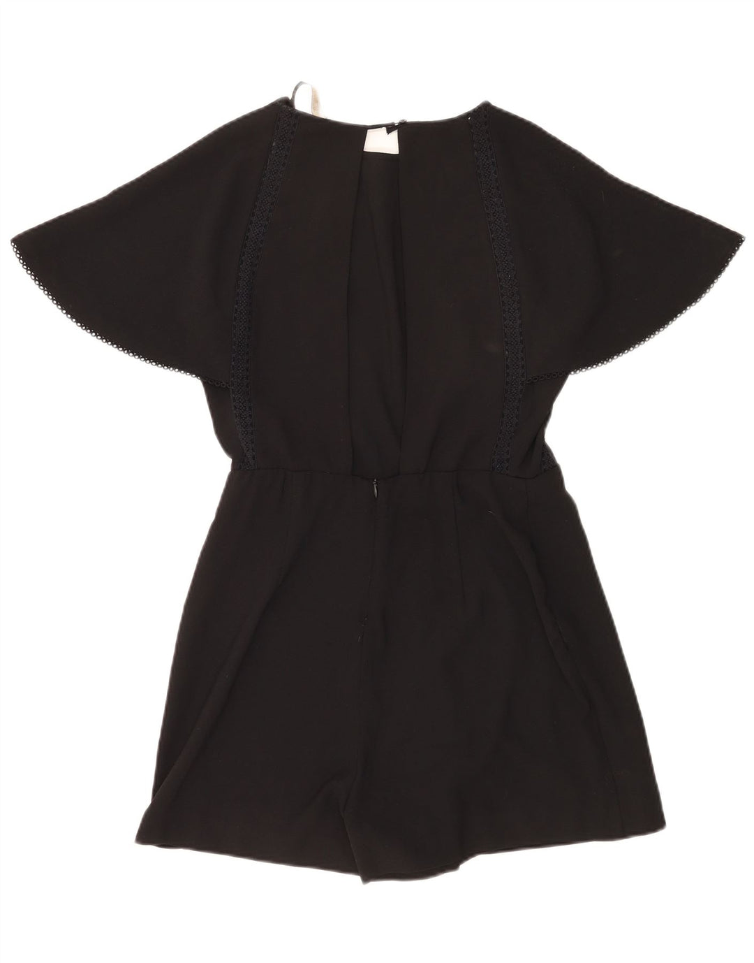 Zara ženski kombinezon kratkih rukava UK 14 Large Black