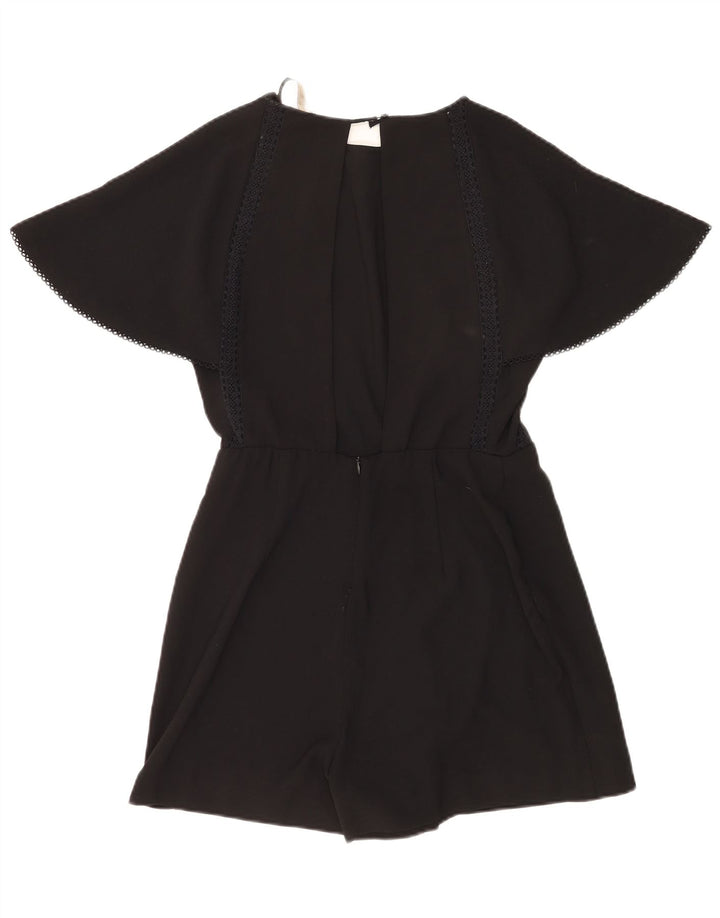 Zara ženski kombinezon kratkih rukava UK 14 Large Black