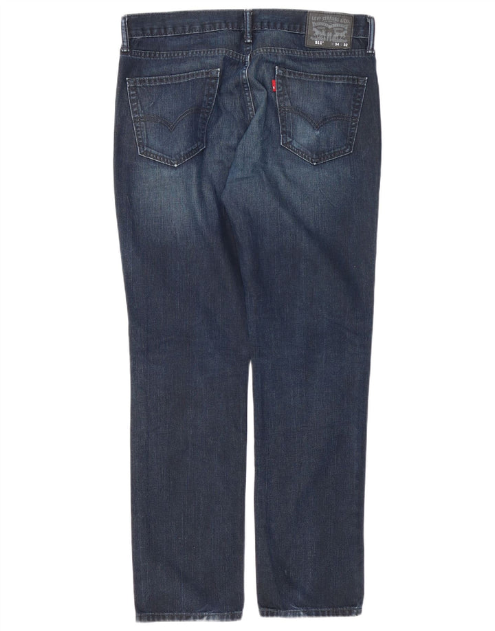 Levi's muške 511 uske traperice W34 L32 tamnoplavi pamuk