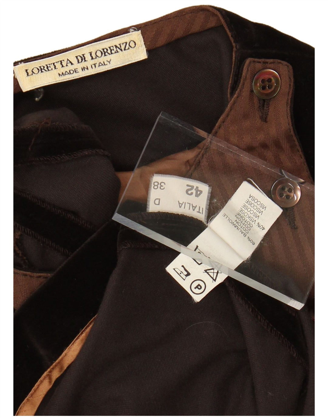 LORETTA DI LORENZO Ženska haljina na pomak 3/4 rukava IT 42 srednje crna