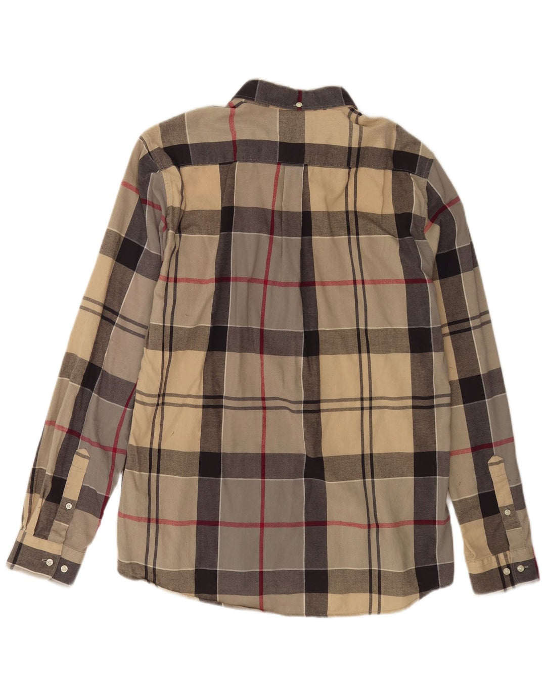 Barbour muška krojena košulja velikog bež kariranog pamuka