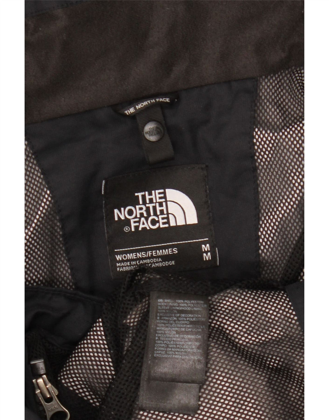 The North Face ženska kišna jakna s kapuljačom Dryvent UK 14 srednje crna