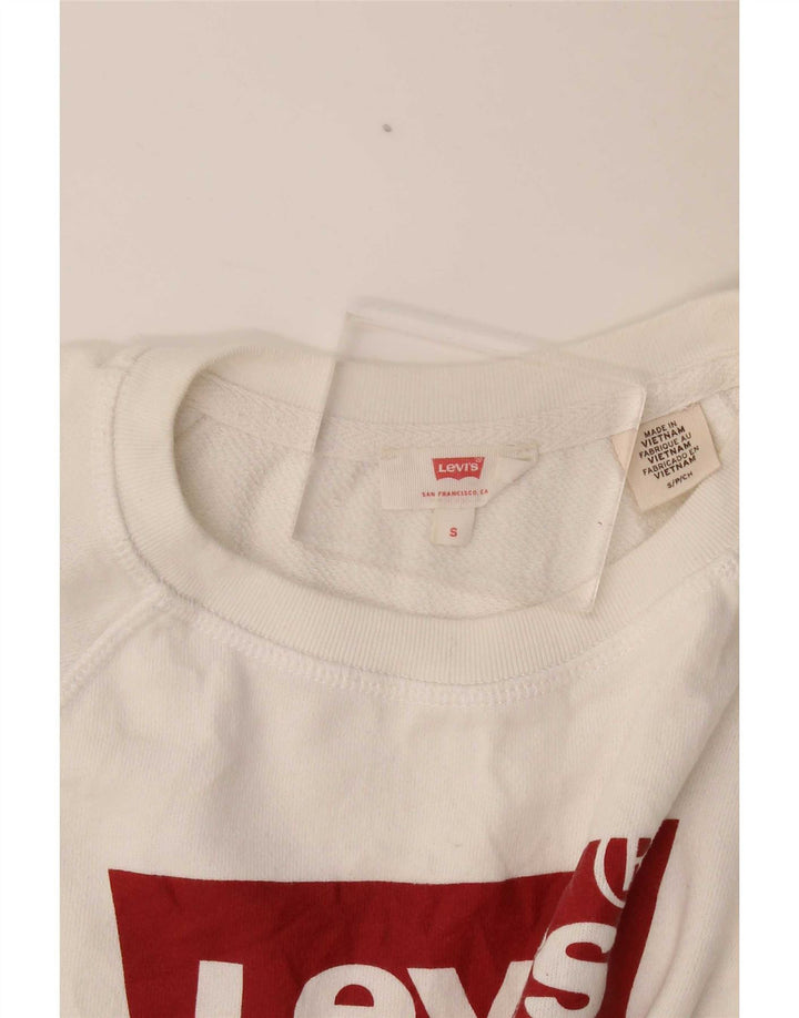 Levi's ženska majica s motivom prekomjerne majice UK 10 Mala bijela