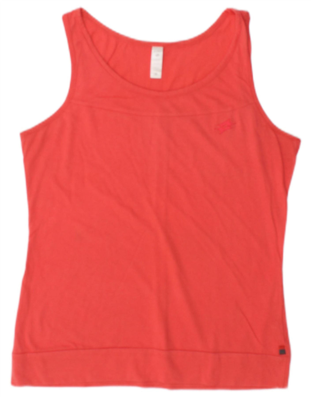 Lotto Ženski Top Prsluk UK 12 Medium Crvena Pamuk