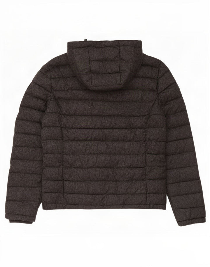 Superdry muška podstavljena jakna s kapuljačom UK 42 XL sivi poliester