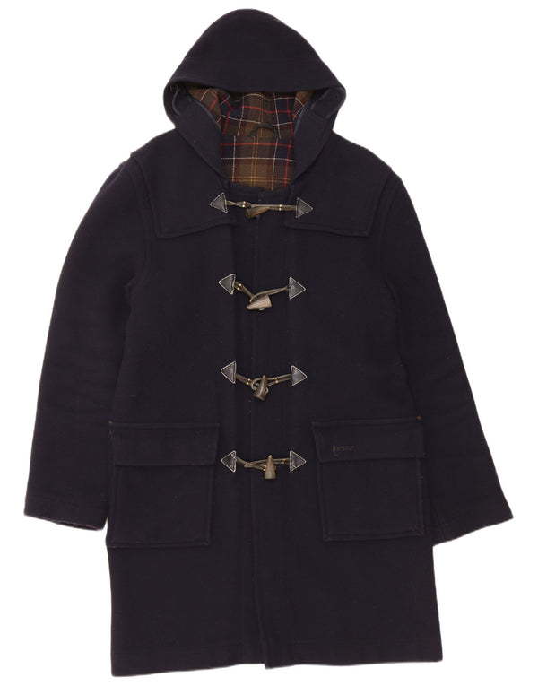 Barbour muški duffle kaput s kapuljačom UK 36 Mala tamnoplava vuna