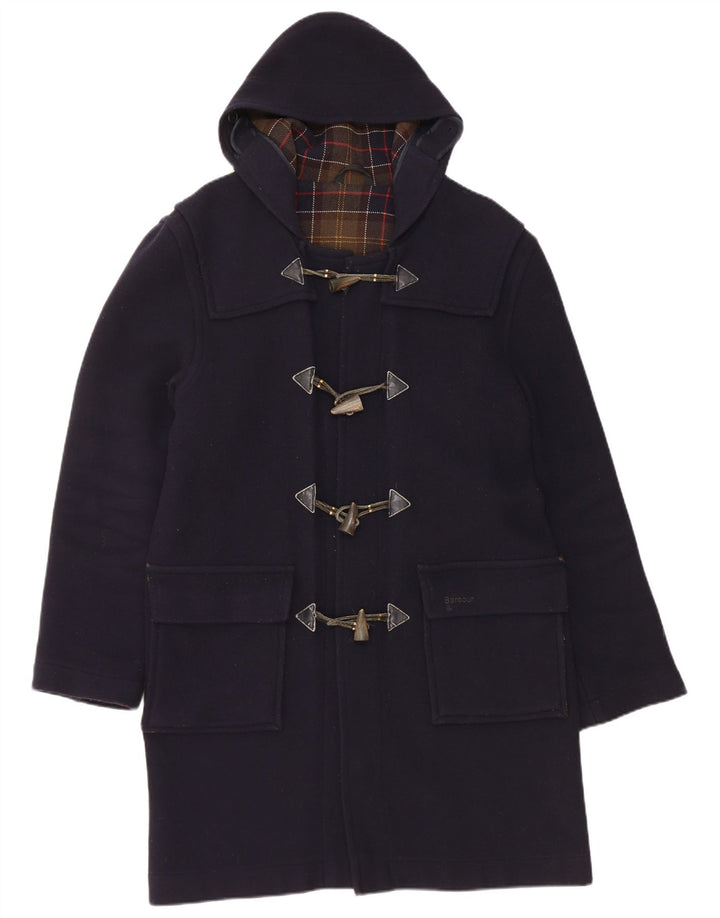 Barbour muški duffle kaput s kapuljačom UK 36 Mala tamnoplava vuna