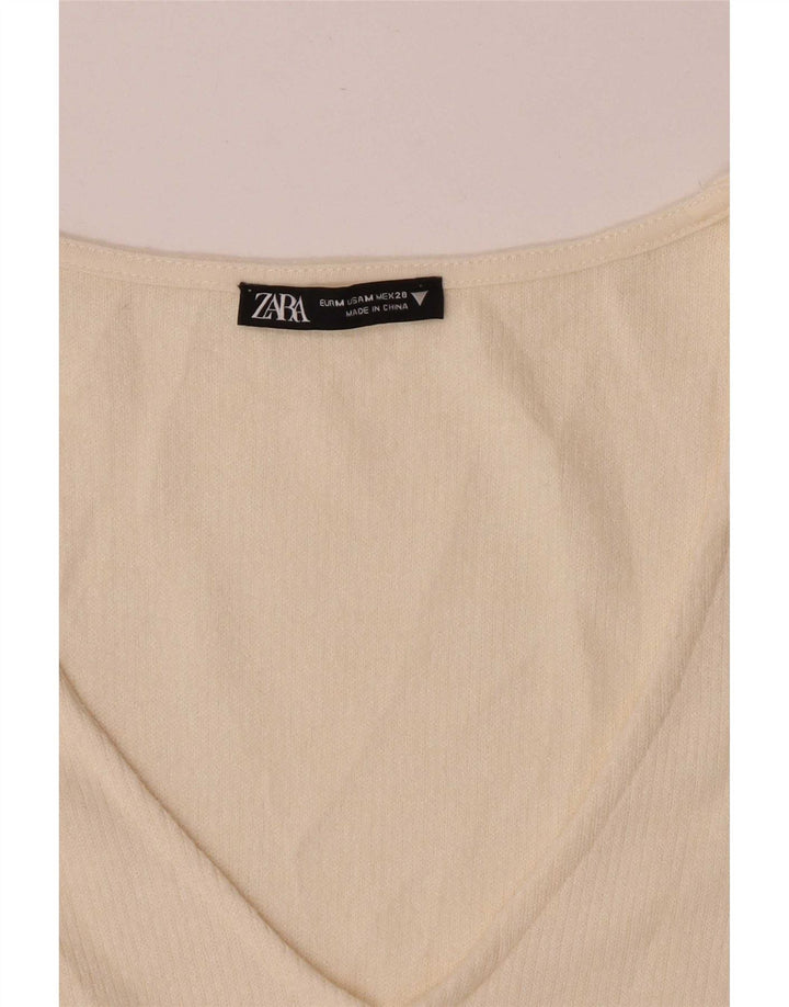 Zara ženski balero džemper UK 12 srednje bijele boje