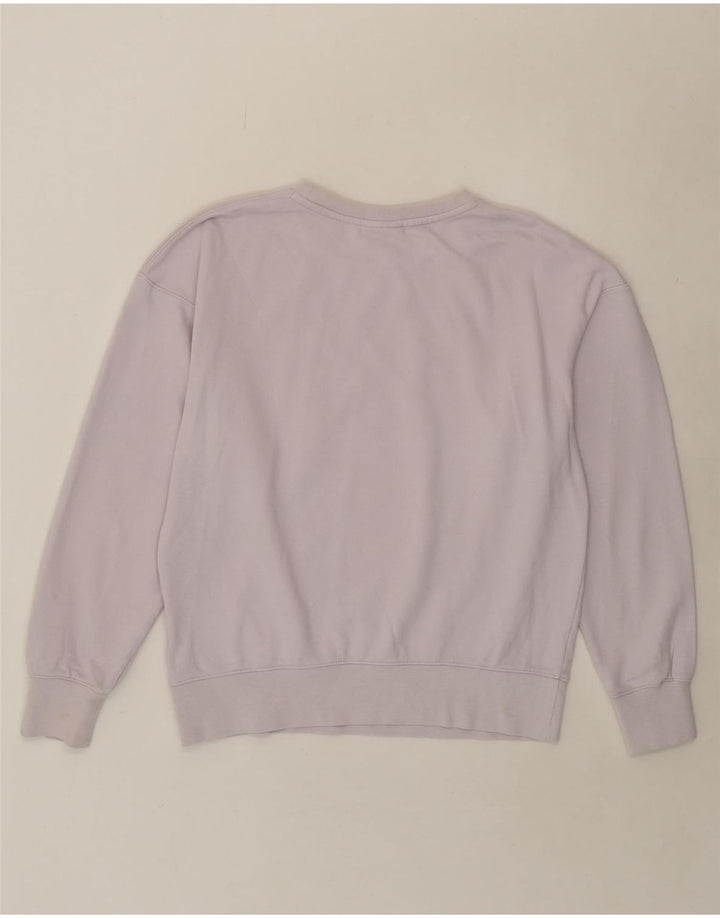 NIKE Womens Oversized Sweatshirt Jumper UK 10 Small Purple Cotton Vintage Nike and Second-Hand Nike from Messina Hembry 
