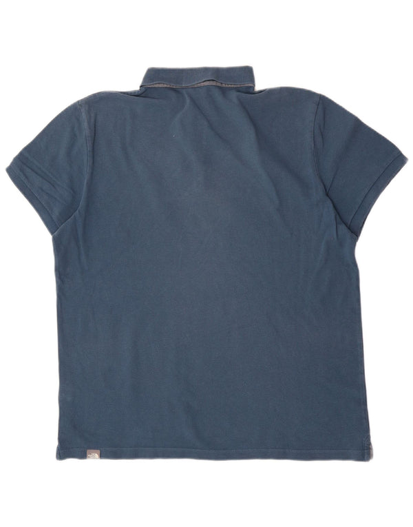 The North Face muška polo majica XL plavi pamuk