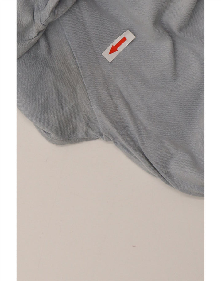 REEBOK Velika plava pamučna majica s grafičkim motivima