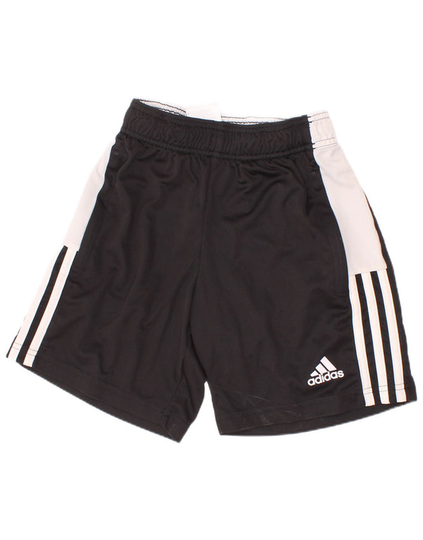 Adidas Boys Aeroready Sport Shorts 9-10 Years Black Colourblock Poliester