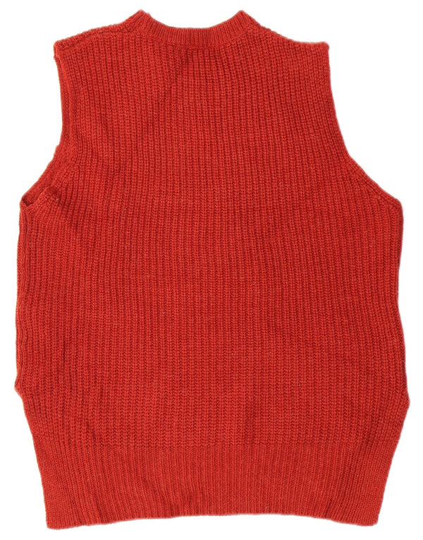 Marks & Spencer ženski prsluk bez rukava UK 14 Veliki bordo akril