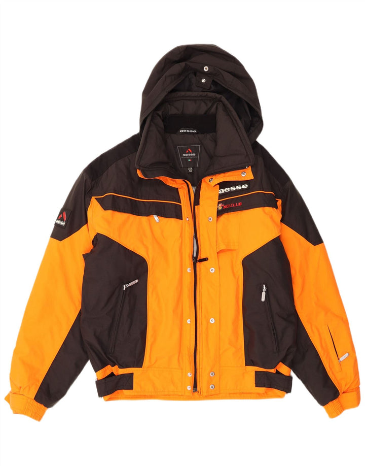 Aesse muška skijaška jakna s kapuljačom IT 50 Large Orange Colourblock Polyamide
