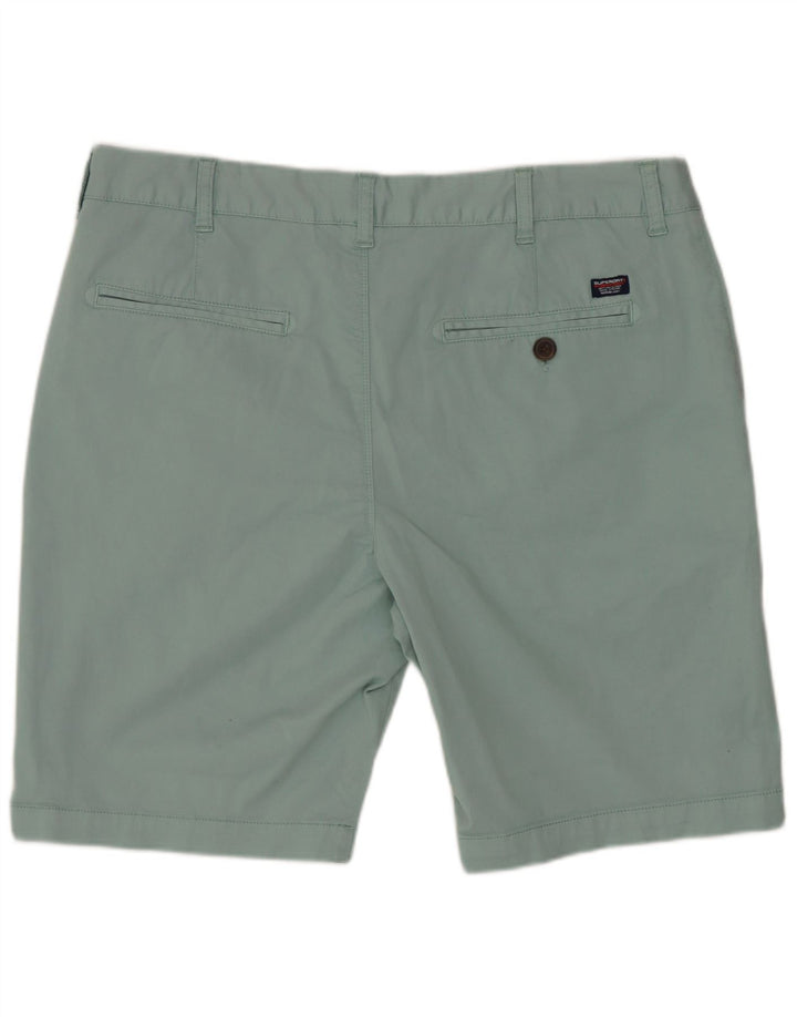 SUPERDRY muške chino kratke hlače W36 veliki plavi pamuk