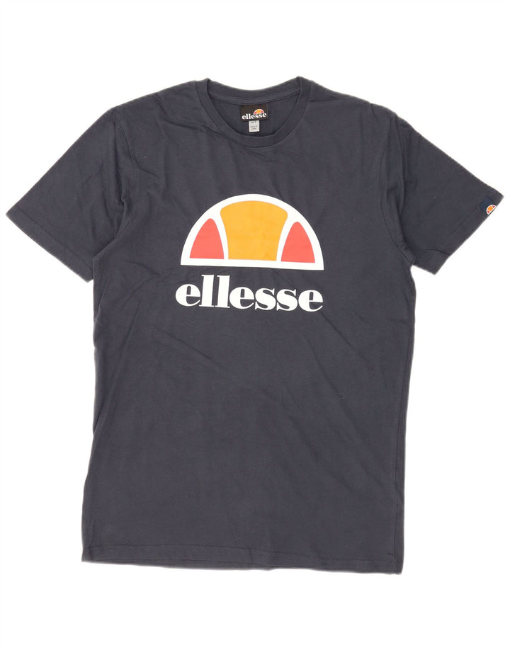 Ellesse Muška majica kratkih rukava s grafičkim motivima Mala tamnoplava pamuk