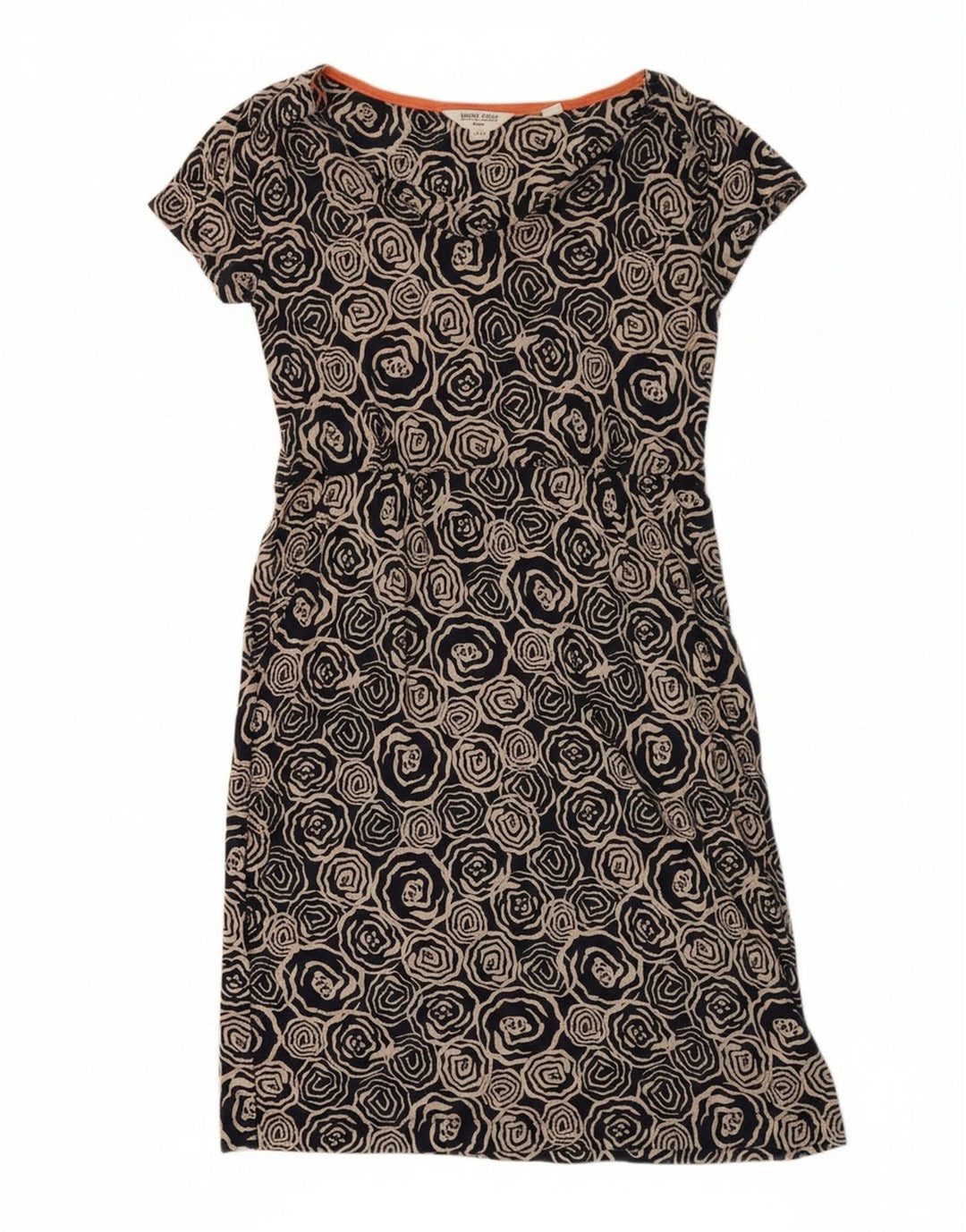 WHITE STUFF Womens Tea Dress UK 8 Small Blue Floral Viscose