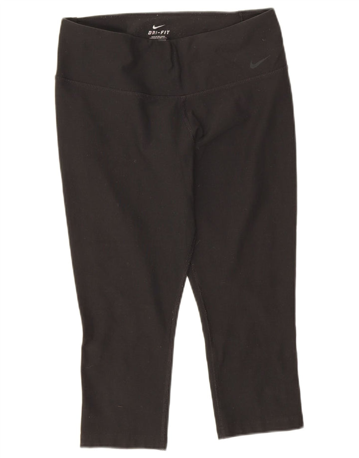 Nike ženske Dri Fit Capri tajice UK 12 srednje crne