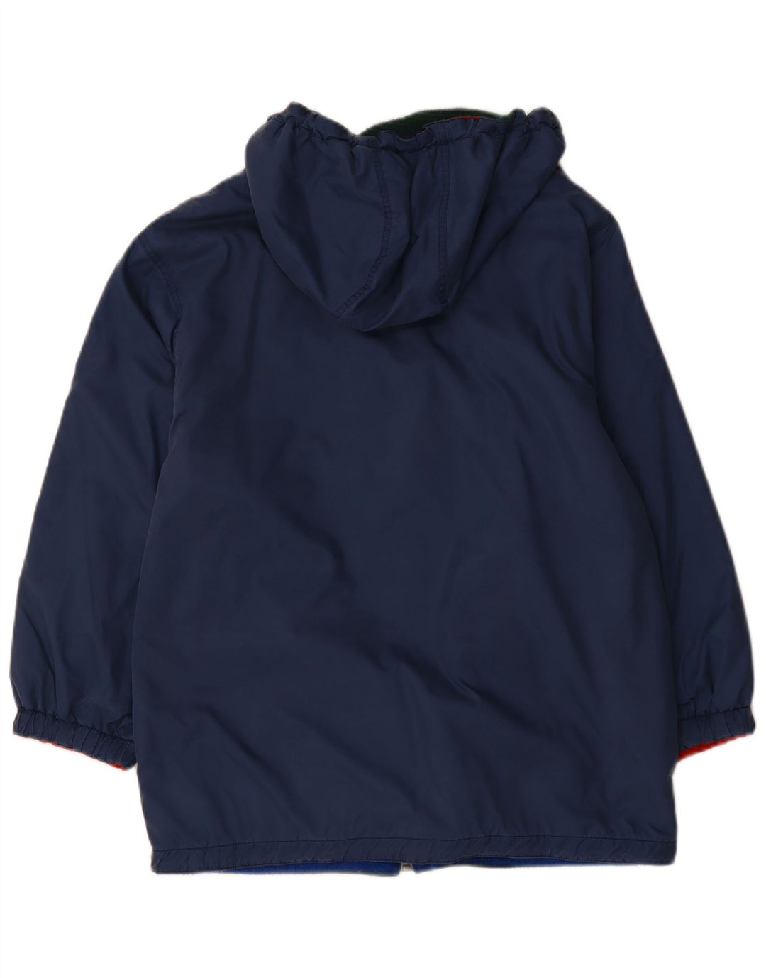 VINTAGE ženska velika jakna s kapuljačom na dvije ruke UK 12 Srednje tamnoplava