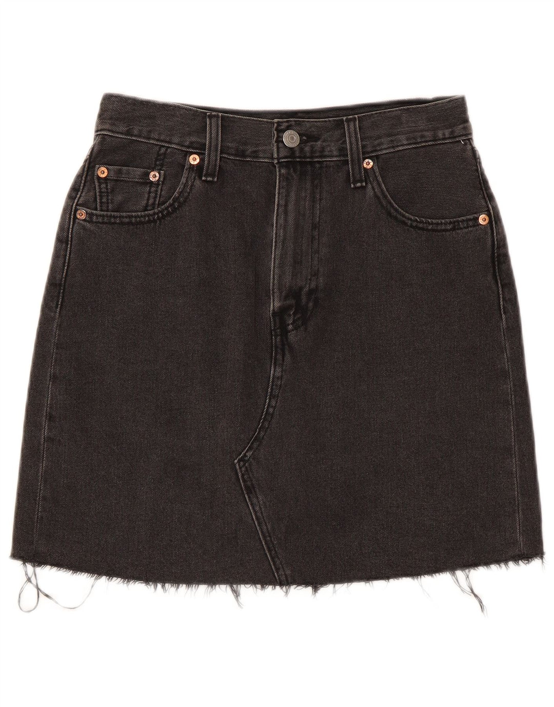 Levi's ženska traper suknja W26 Mala siva pamuk