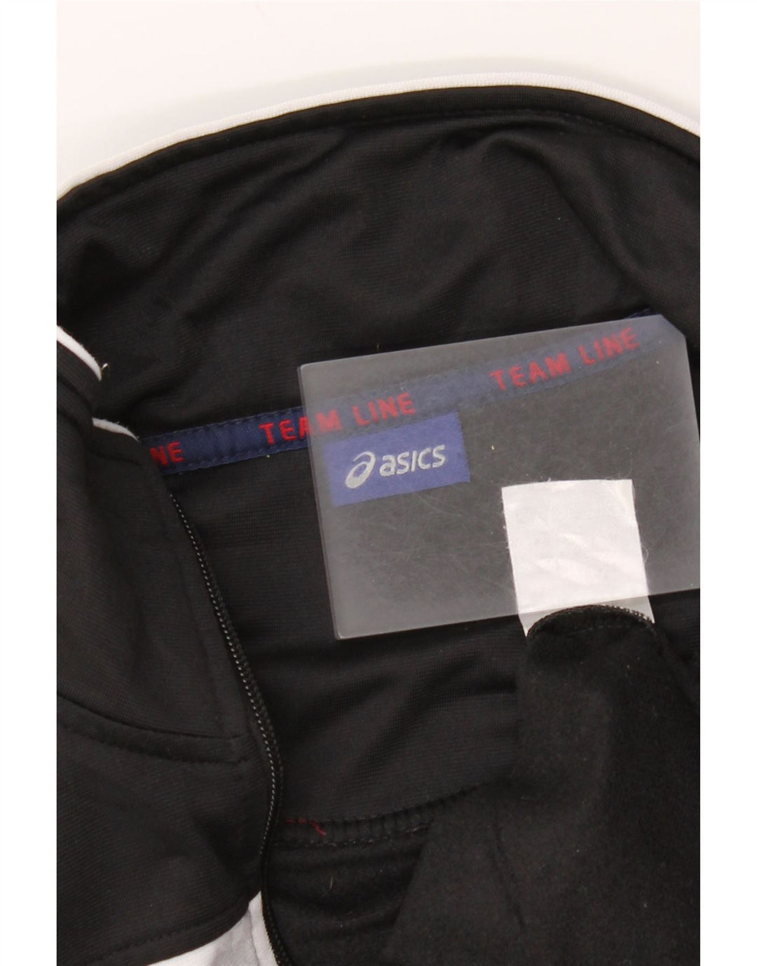 Asics muška trenirka s grafičkim motivima, gornja jakna srednje crne boje, poliester