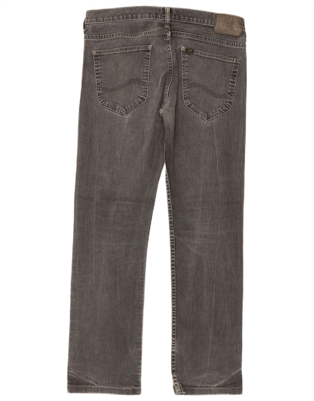 Lee Mens Powell Straight Jeans W34 L30 Sivi pamuk