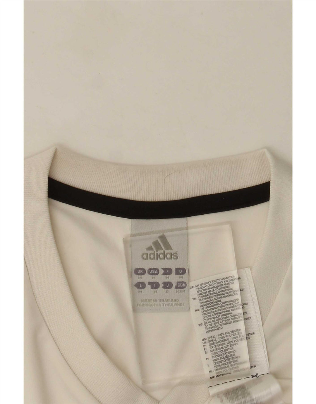 Adidas muška majica Climalite, srednji bijeli poliester