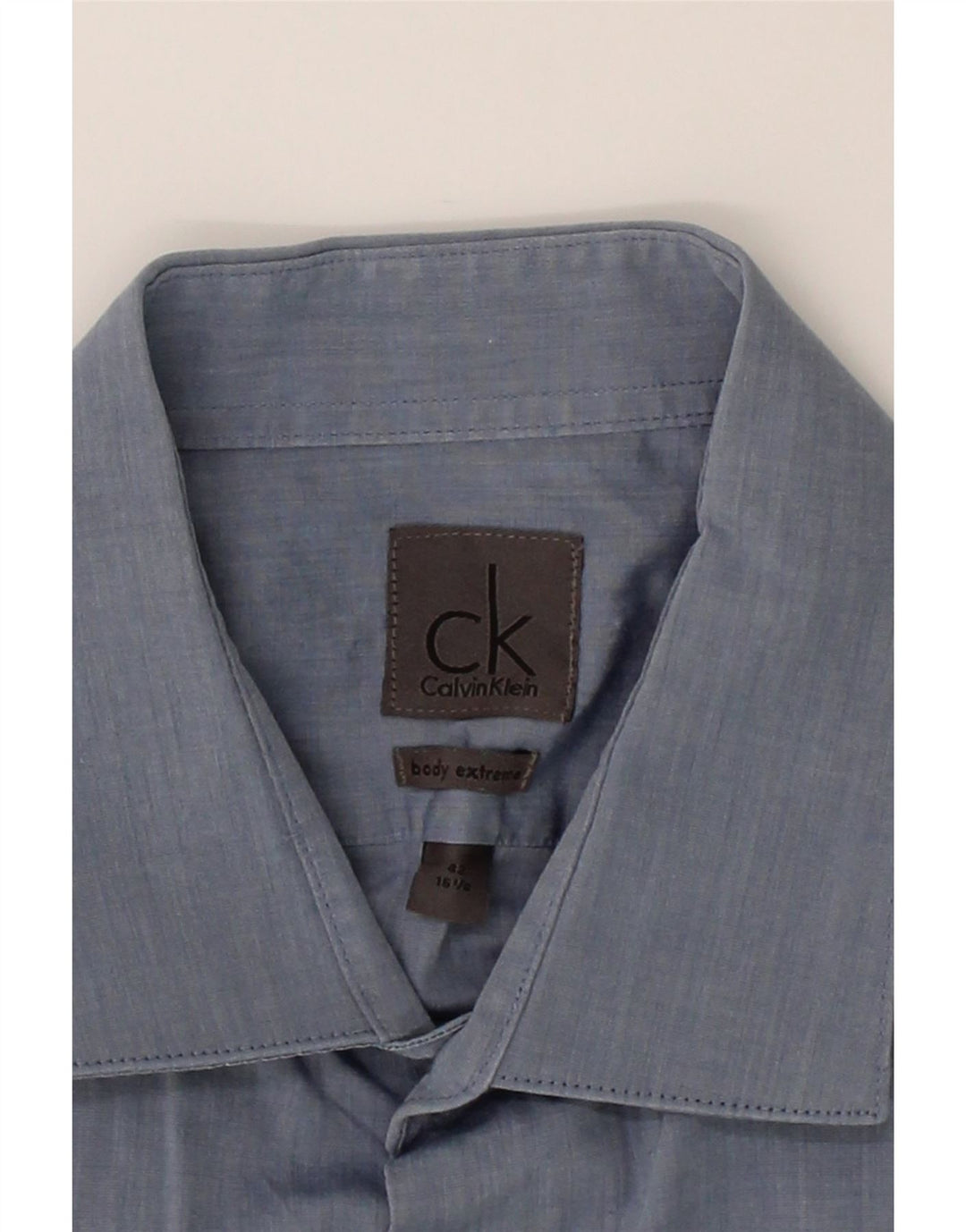 CALVIN KLEIN Mens Shirt Size 42 16 1/2 Large Blue Vintage Calvin Klein and Second-Hand Calvin Klein from Messina Hembry 