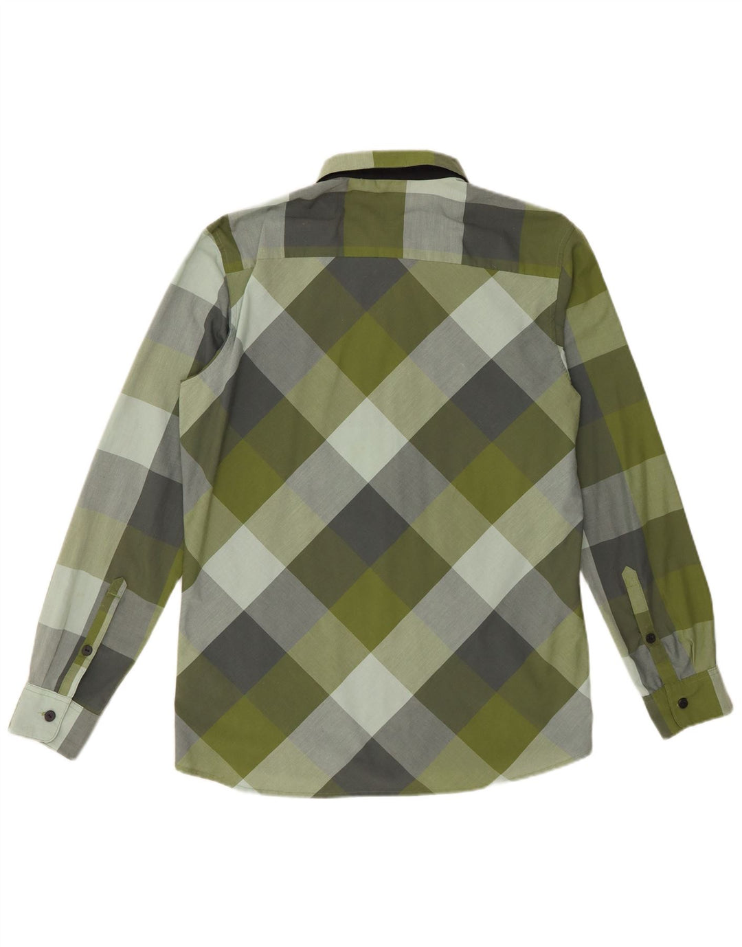 Adidas muška košulja UK 40/42 srednje zelena karirana poliester