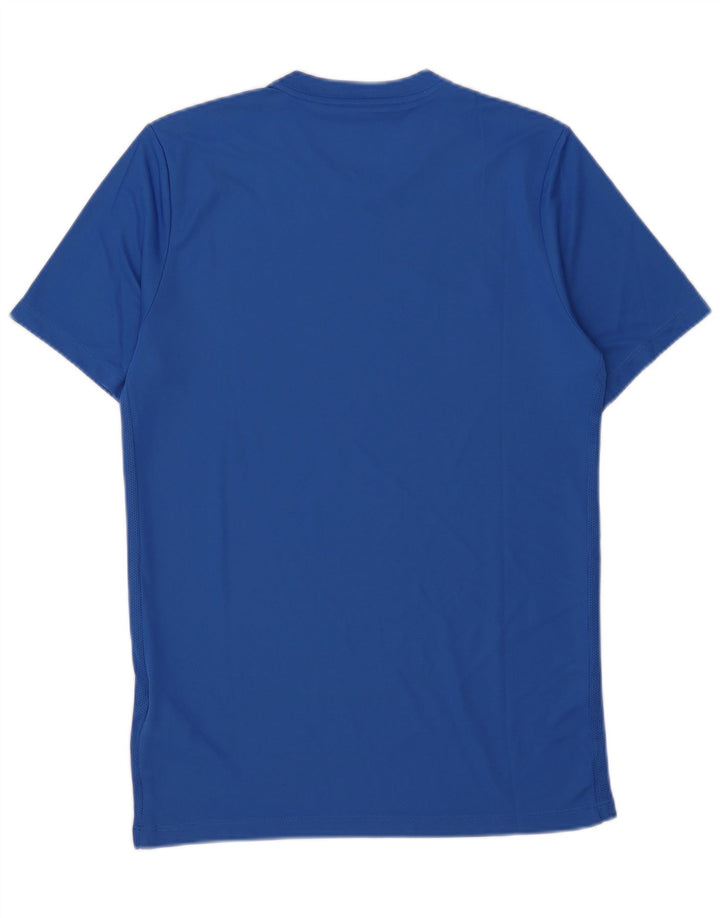 Nike Dri Fit Graphic T-Shirt Top srednje plavi poliester
