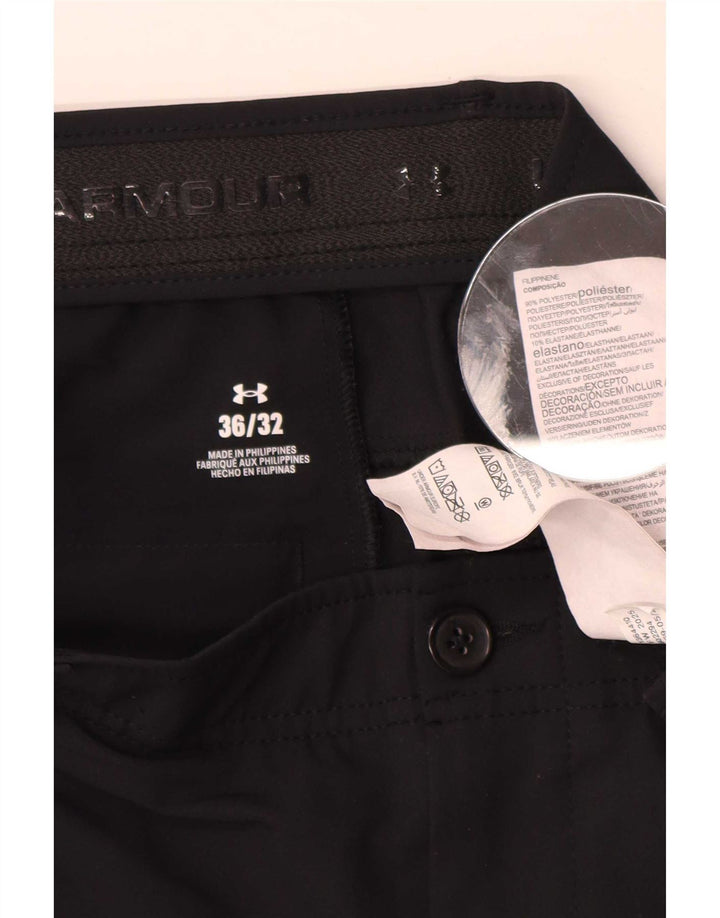 Under Armour muške uske chino hlače W36 L32 crni poliester