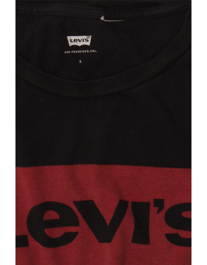 Levi's ženska majica kratkih rukava s grafičkim motivima UK 10 Small Black